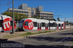 Viennaslide-05459456 Spanien, Valencia, Straßenbahn, Linie 4, Vicent Andrés Estellés // Spain, Valencia, Streetcar, Tramway, Line 4, Vicent Andrés Estellés