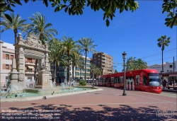 Viennaslide-05459468 Spanien, Valencia, Straßenbahn, Linie 6, Grau - La Marina // Spain, Valencia, Streetcar, Tramway, Line 6, Grau - La Marina