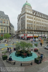 Viennaslide-05812105 Brüssel, Boulevard Anspach, Vorbereitung zum Umbau zur Fußgeherzone 2017 - Brussels, Boulevard Anspach, Preparation for Conversion to a Pedestrian Area, 2017