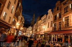 Viennaslide-05813112 Brüssel, Rue du Marche aux Fromages - Brussels, Rue du Marche aux Fromages (Bruxelles, Brussel)