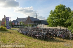 Viennaslide-05851985 Gent, Fahrradparkplatz bei einer Konzertveranstaltung // Ghent, bicycle parking at a Concert