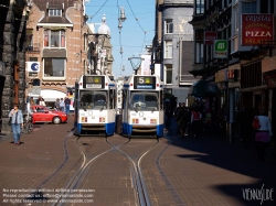 Viennaslide-05920502 Amsterdam, Leidsestraat, Straßenbahn - Amsterdam, Leidsestraat, Tramway