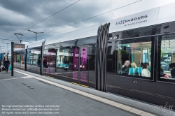 Viennaslide-05999134 Die Stater Tram (dt.: Städtische Straßenbahn) ist die Straßenbahn der luxemburgischen Hauptstadt Luxemburg, die am 10. Dezember 2017 eröffnet wurde. Die Straßenbahnlinie setzt Fahrzeuge des spanischen Unternehmens CAF (Construcciones y auxiliar de ferrocarriles), Urbos 3, ein.