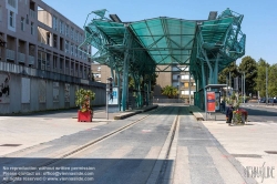 Viennaslide-05215801 Caen, Reste der ehemaligen Busbahn in Herouville (TVR)