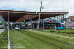 Viennaslide-05221813 Nantes, Tramway und Tram-Train in Haluchere-Batignolles