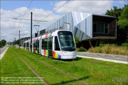 Viennaslide-05222713 Angers, moderne Straßenbahn - Angers, modern Tramway