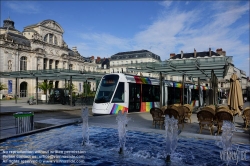 Viennaslide-05222723 Frankreich, Angers, Straßenbahn Linie C, Place Ralliement // France, Angers, Tramway Line C, Place Ralliement