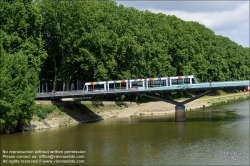 Viennaslide-05222812 Frankreich, Angers, Straßenbahn Linie B, Pont Arts et Metiers // France, Angers, Tramway Line B, Pont Arts et Metiers