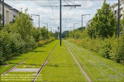 Viennaslide-05222821 Angers, moderne Straßenbahn, Durchfahrt Institut de Biologie en Santé, CHU Angers - Angers, modern Tramway, Passage Institut de Biologie en Santé, CHU Angers