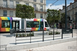 Viennaslide-05222919 Angers, moderne Straßenbahn - Angers, modern Tramway