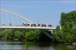 Viennaslide-05222959 Frankreich, Angers, Straßenbahn Linie A, Pont Confluences // France, Angers, Tramway Line A, Pont Confluences