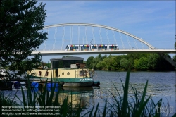 Viennaslide-05222960 Frankreich, Angers, Straßenbahn Linie A, Pont Confluences // France, Angers, Tramway Line A, Pont Confluences