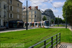 Viennaslide-05222961 Frankreich, Angers, Straßenbahn Linie A, St-Serge Universite // France, Angers, Tramway Line A, St-Serge Universite