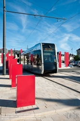 Viennaslide-05224940 Tours, moderne Straßenbahn - Tours, modern Tramway