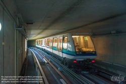 Viennaslide-05226915 Rennes, VAL-Metro im Tunnel, Station Henry Fréville - Rennes, VAL-Metro in Tunnel, Station Henry Fréville