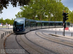 Viennaslide-05231734 Bordeaux, Tramway, Quinconces