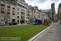 Viennaslide-05252856 Reims, moderne Straßenbahn - Reims, modern Tramway