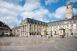 Viennaslide-05254116 Dijon, Altstadt, Place de la Libération, Rathaus - Dijon, City Center, Place de la Libération, Town Hall