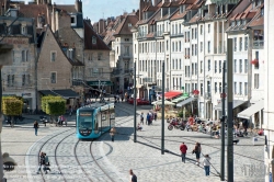 Viennaslide-05256765 Besancon, Tramway, Place de la Revolution