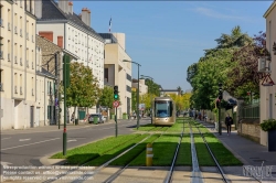 Viennaslide-05263677 Orleans, Tramway Line B, Rue Eugene Vignat 