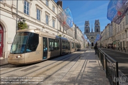 Viennaslide-05263685 Orleans, Tramway Line B, Rue Jeanne d'Arc 