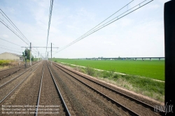 Viennaslide-05263997 Der Aérotrain war ein Konzept einer mit Strahltriebwerken angetriebenen Einschienen-Luftkissenschwebebahn, das in Frankreich von 1965 bis 1974 verfolgt wurde. Zweite Teststrecke, 18 km lang, verlief in gerader Linie als Teilstück der geplanten Strecke Paris-Orleans zwischen den Ortschaften Assas und Saran im Département Loiret und wurde 1969 fertiggestellt.