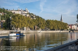 Viennaslide-05271901 Lyon, Fluss Saone - Lyon, River Saone