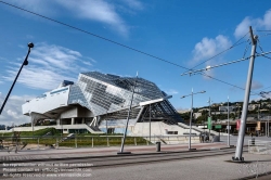 Viennaslide-05273110f Das Musée des Confluences ist ein Museum in Lyon, das globales Wissen mit Schwerpunkt Naturwissenschaften vermitteln will. Architektur: Coop Himmelblau