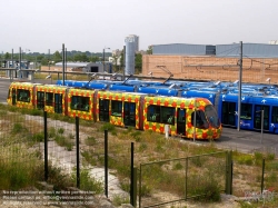 Viennaslide-05291084 Tramway Montpellier, Linie 1, Depot