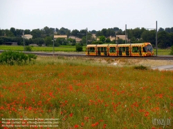 Viennaslide-05292012 Montpellier, moderne Tramway, Linie 2, Jacou