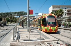 Viennaslide-05292124 Montpellier, moderne Tramway, Linie 2