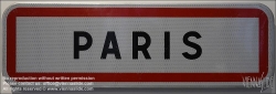 Viennaslide-05300086 Ortsschild Paris // City Sign Paris