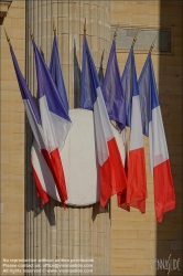 Viennaslide-05301605 Paris, Pantheon, Französische Fahnen // Paris, Pantheon, French Flags