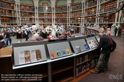 Viennaslide-05302515 Paris, Bibliotheque national de France (Französische Nationalbibliothek), Ovalsaal, Jean-Louis Pascal, Alfred Recoura // Paris, Bibliotheque national de France (French National Library), Oval Room, Jean-Louis Pascal, Alfred Recoura