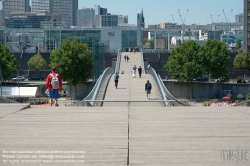 Viennaslide-05307132 Paris, Seine, Passerelle Simone-de-Beauvoir, Architekt Dietmar Feichtinger