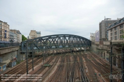 Viennaslide-05309433 Paris, Brücke über Gare de l'Est - Paris, Bridge over Tracks of Gare de l'Est