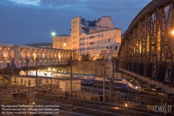 Viennaslide-05309436 Paris, Bahnstrecke nahe Gare de l'Est - Paris, around Gare de l'Est