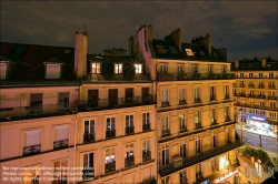 Viennaslide-05312029 Paris, Blick in die Rue St Denis bei Nacht // Paris, Rue St Denis by Night