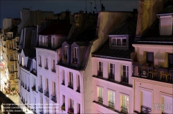 Viennaslide-05312030 Paris, Blick in die Rue St Denis bei Nacht // Paris, Rue St Denis by Night