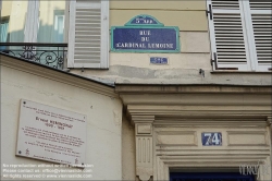 Viennaslide-05315065 Paris, Rue du Cardinal Lemoine, Wohnhaus von Ernest Hemingway // Paris, Rue du Cardinal Lemoine, Residential Building of Ernest Hemingway