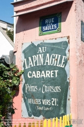 Viennaslide-05328169 Paris, Montmartre, Rue des Saules, Cabaret Au Lapin Agile