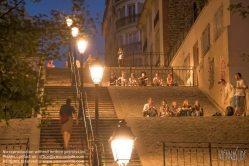 Viennaslide-05328603 Paris, Montmartre, Treppe