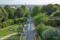 Viennaslide-05330017 Aussicht auf Paris vom Parc de Belleville - View over Paris from Parc de Belleville