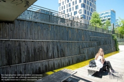 Viennaslide-05369736 Paris, Stadtentwicklungsgebiet Rive Gauche,  Jardin des Grands Moulins - Paris, City Development Project Rive Gauche,  Jardin des Grands Moulins