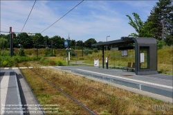 Viennaslide-05382106 Paris, Tram-Train T12, Station Bois Briard // Paris, Tram-Train T12, Bois Briard Tramstop