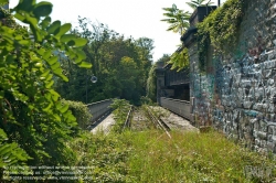 Viennaslide-05387039 Der Chemin de Fer de Petite Ceinture (Kleine Ringbahn) war eine 32 Kilometer lange, Paris umrundende Eisenbahnstrecke, die ab 1852 die in der Stadt gelegenen Endbahnhöfe miteinander verband. Sie verlief innerhalb der Stadtgrenze weitgehend entlang der Thiersschen Stadtbefestigung, einer Mitte des 19. Jahrhunderts errichteten Verteidigungsanlage, da sie auch militärischen Zwecken dienen sollte. Seit 1934 großenteils stillgelegt, sind ihre reichlich verbliebenen Gleise und Bahnhöfe seit Jahrzehnten Gegenstand von Debatten über Bebauung oder Bewahrung.