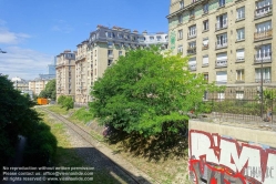 Viennaslide-05387056 Der Chemin de Fer de Petite Ceinture (Kleine Ringbahn) war eine 32 Kilometer lange, Paris umrundende Eisenbahnstrecke, die ab 1852 die in der Stadt gelegenen Endbahnhöfe miteinander verband. Sie verlief innerhalb der Stadtgrenze weitgehend entlang der Thiersschen Stadtbefestigung, einer Mitte des 19. Jahrhunderts errichteten Verteidigungsanlage, da sie auch militärischen Zwecken dienen sollte. Seit 1934 großenteils stillgelegt, sind ihre reichlich verbliebenen Gleise und Bahnhöfe seit Jahrzehnten Gegenstand von Debatten über Bebauung oder Bewahrung.