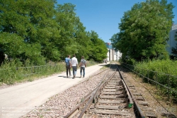 Viennaslide-05387905 Der Chemin de Fer de Petite Ceinture (Kleine Ringbahn) war eine 32 Kilometer lange, Paris umrundende Eisenbahnstrecke, die ab 1852 die in der Stadt gelegenen Endbahnhöfe miteinander verband. Sie verlief innerhalb der Stadtgrenze weitgehend entlang der Thiersschen Stadtbefestigung, einer Mitte des 19. Jahrhunderts errichteten Verteidigungsanlage, da sie auch militärischen Zwecken dienen sollte. Seit 1934 großenteils stillgelegt, sind ihre reichlich verbliebenen Gleise und Bahnhöfe seit Jahrzehnten Gegenstand von Debatten über Bebauung oder Bewahrung.