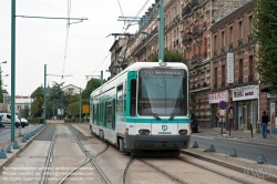 Viennaslide-05391236 Paris, Straßenbahn T1 in Saint-Denis - Paris, Tramway T1 in Saint-Denis