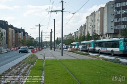 Viennaslide-05392057 Paris-Puteaux, Tramway T2, Baustelle - Paris-Puteaux, Tramway T2, Construction Site